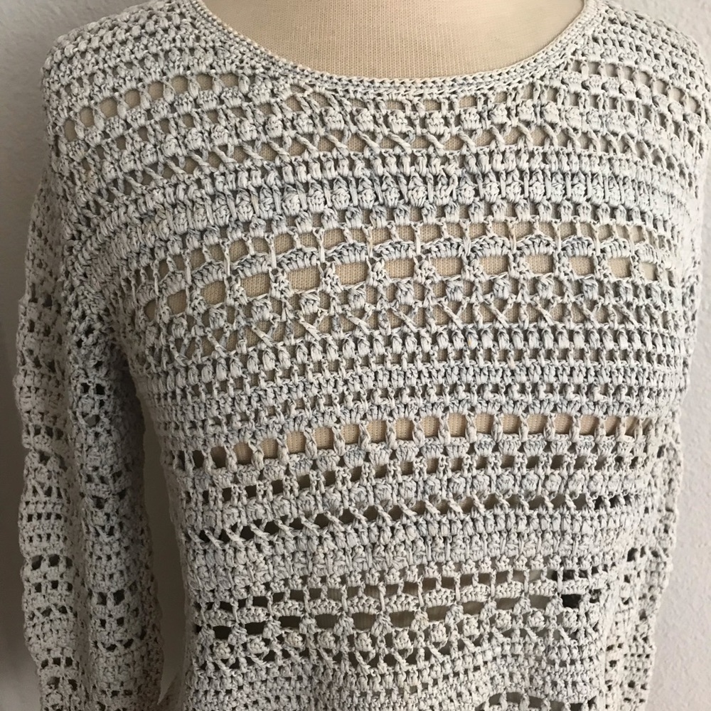 CLOSET CLOSING WAS $45 Theory open knit sweater - Picture 2 of 8